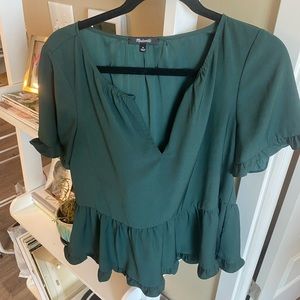 Madewell Peplum Top